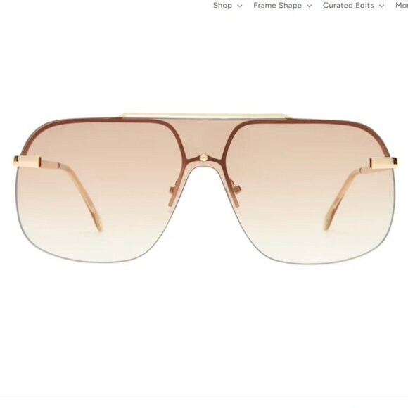 🕶️ AIRE Venatici Bright Gold Aviator Sunglasses – NWT (Comes with Case) - Picture 1 of 9